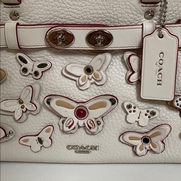 Coach Butterfly Appliqué Chalk Mini Blake Carryall - Picture 5 of 15